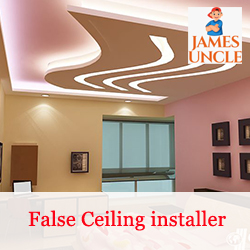 False Ceiling installer Mr. Sombhu Nath Misra in Laskar Pur